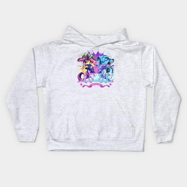 Prestige of the Sun and Moon Kids Hoodie by theuselesstoe